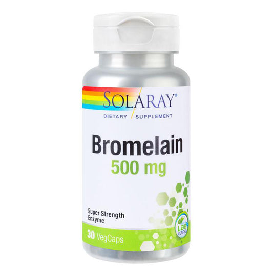 Bromelain 500mg, Solaray, 30 Capsule Vegetale - Vitax.ro