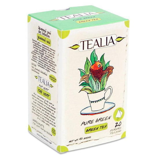 Pure Green, Tealia, Cutie cu 20 Plicuri Piramida x 2g - Vitax.ro