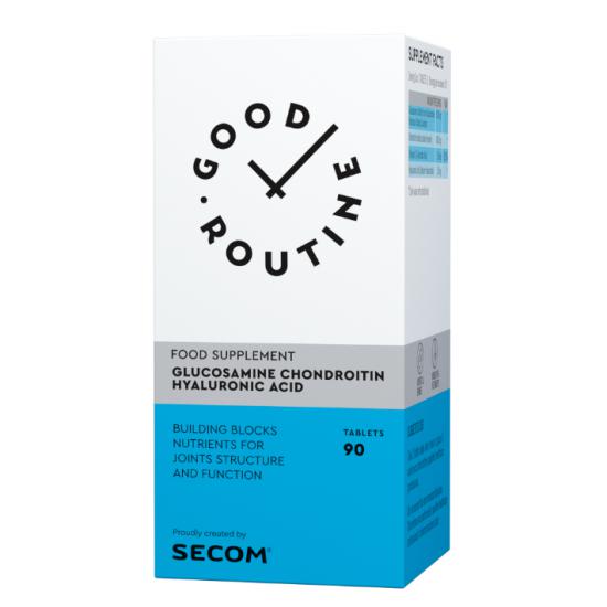 Glucosamine Chondroitin Hyaluronic Acid, Good Routine, 90 Comprimate - Vitax.ro