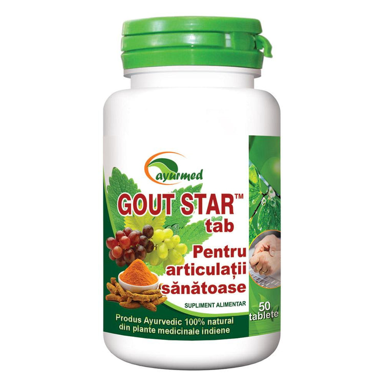 Gout Star, Ayurmed, 50 Tablete - Vitax.ro