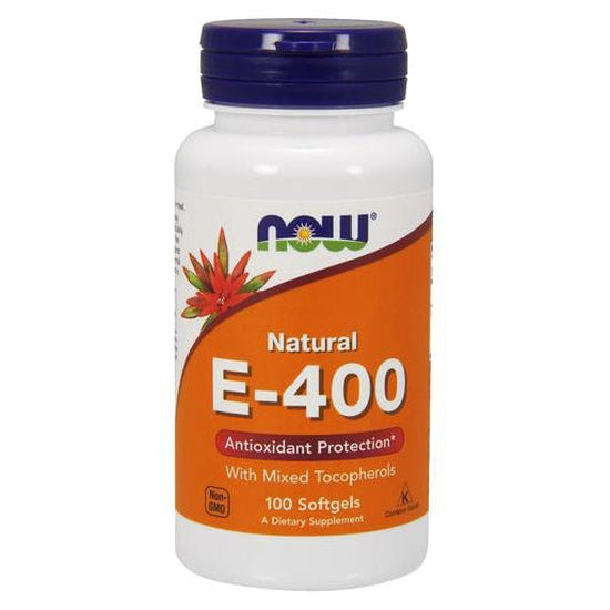 Vitamin E-400 - Natural (Mixed Tocopherols) - 100 softgels - Vitax.ro