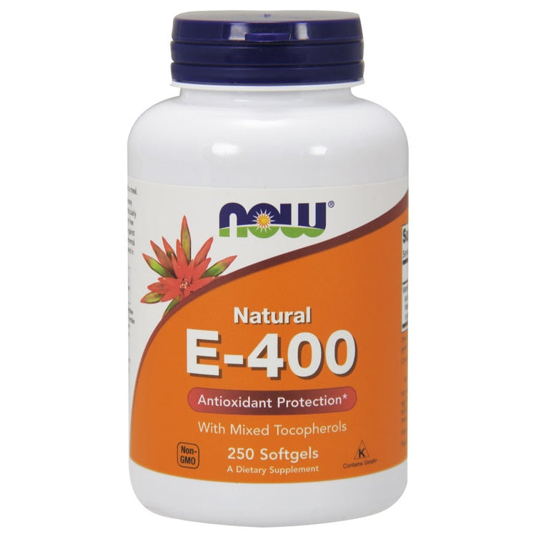 Vitamin E-400 - Natural (Mixed Tocopherols) - 250 softgels - Vitax.ro