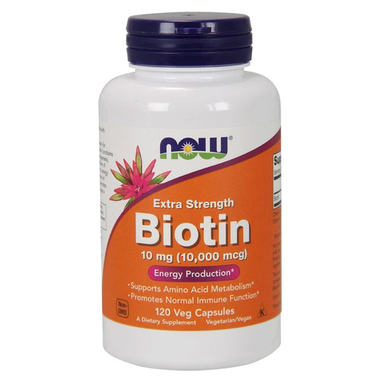 Biotin, 10mg Extra Strength - 120 vcaps - Vitax.ro