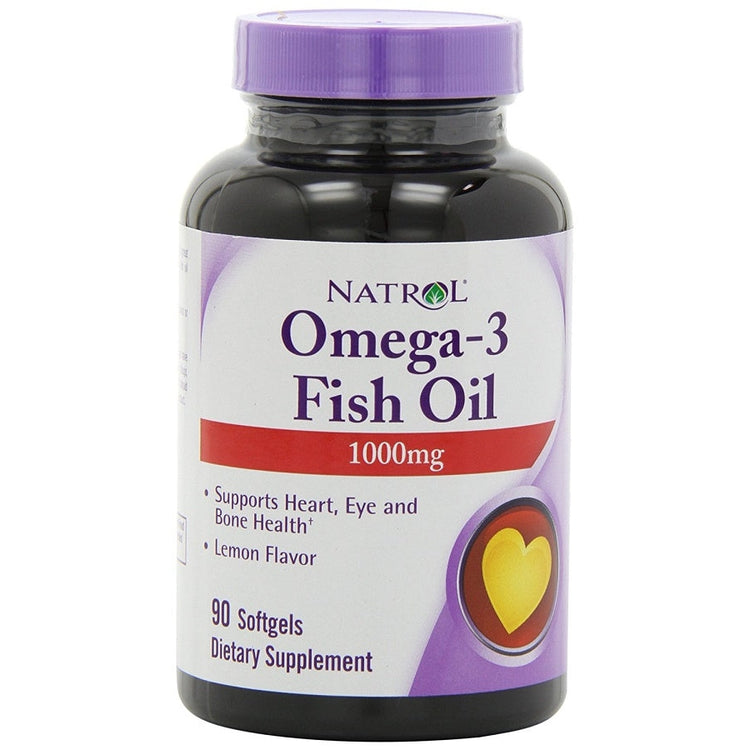 Omega-3 Fish Oil, 1000mg - 90 softgels - Vitax.ro