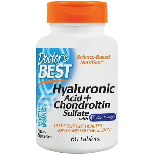 Hyaluronic Acid + Chondroitin Sulfate with BioCell Collagen - 60 tabs - Vitax.ro