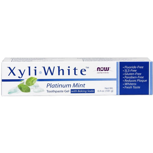 XyliWhite, Platinum Mint Toothpaste Gel w/Baking Soda - 181g - Vitax.ro