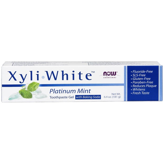 XyliWhite, Platinum Mint Toothpaste Gel w/Baking Soda - 181g - Vitax.ro