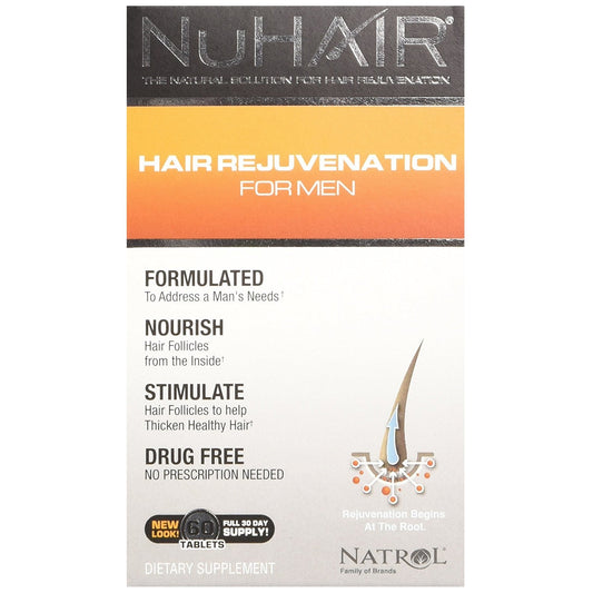 NuHair Hair Rejuvenation for Men - 60 tabs - Vitax.ro