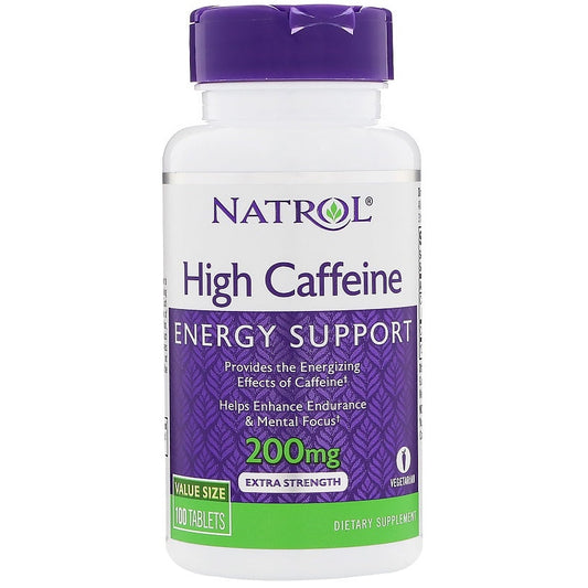 High Caffeine, 200mg - 100 tabs - Vitax.ro