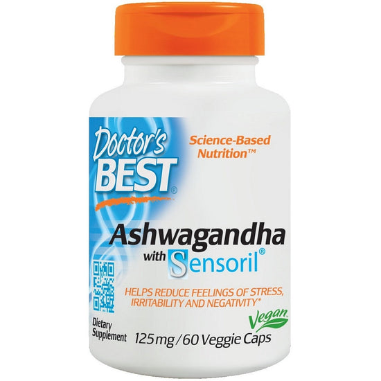 Ashwagandha with Sensoril, 125mg - 60 vcaps - Vitax.ro