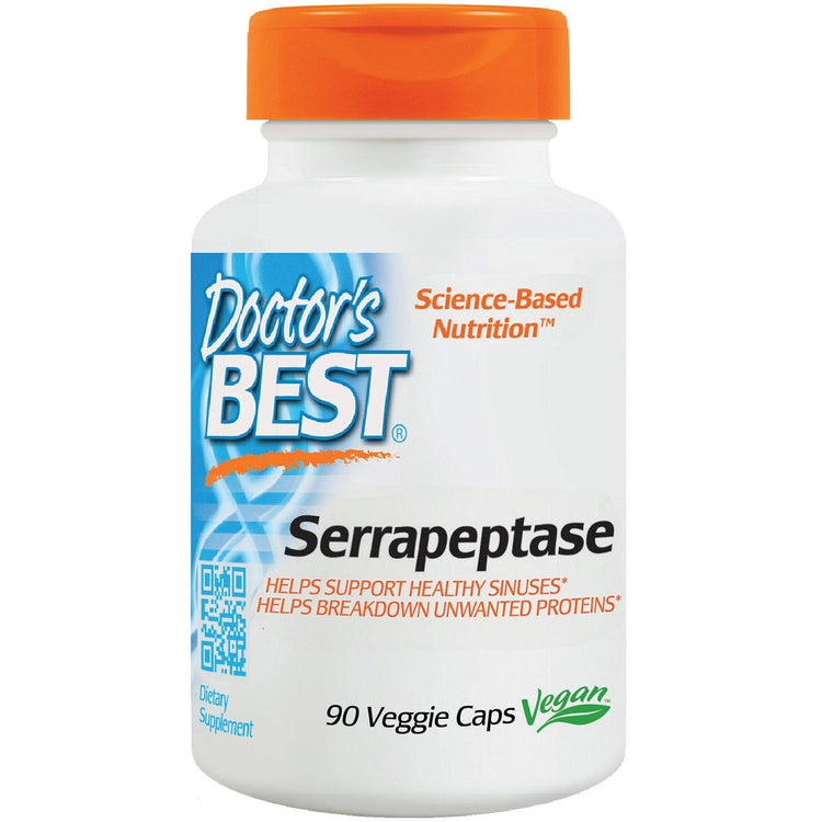 Serrapeptase, 40 000 SPU - 90 vcaps - Vitax.ro