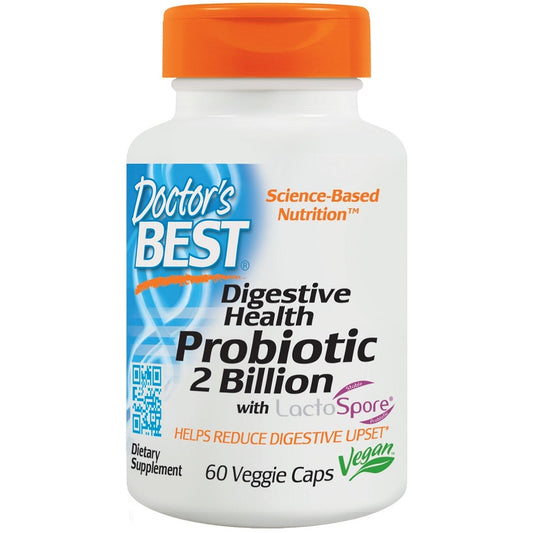 Digestive Health Probiotic 2 Billion with LactoSpore - 60 vcaps - Vitax.ro