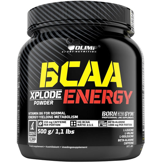 BCAA Xplode Energy, Fruit Punch - 500g - Vitax.ro