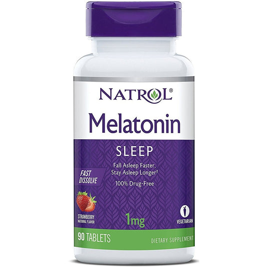 Melatonin Fast Dissolve, 1mg - 90 tabs - Vitax.ro