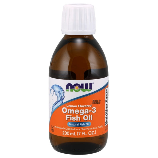 Omega-3 Fish Oil Liquid, Lemon - 200 ml. - Vitax.ro