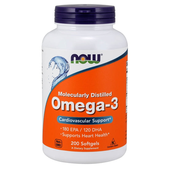Omega-3 Molecularly Distilled - 200 softgels - Vitax.ro