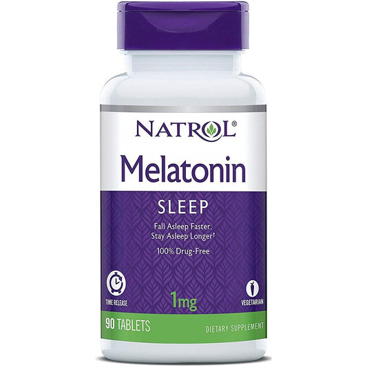 Melatonin Time Release, 1mg - 90 tabs - Vitax.ro
