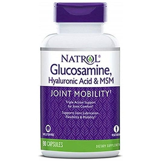 Glucosamine, Hyaluronic Acid & MSM - 90 caps - Vitax.ro