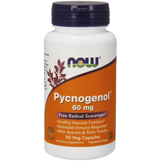 Pycnogenol with Acerola & Rutin Powder, 60mg - 50 vcaps - Vitax.ro
