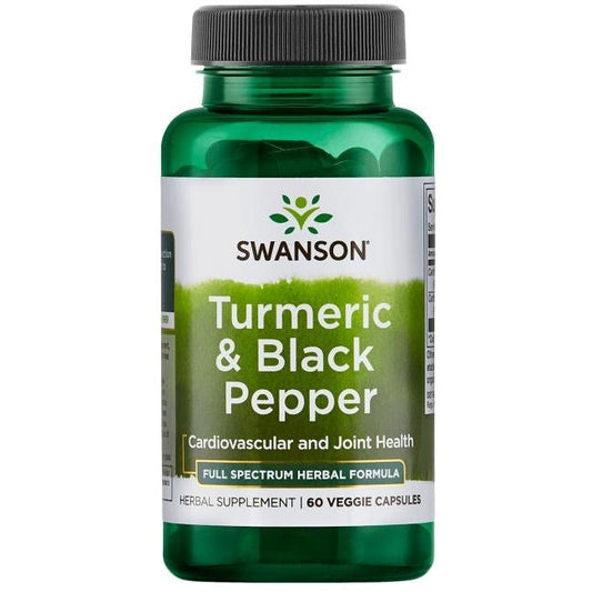 Turmeric & Black Pepper - 60 vcaps - Vitax.ro