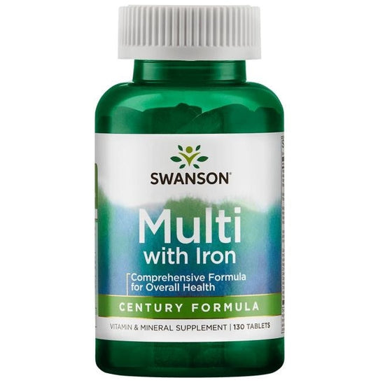 Multi with Iron - Century Formula - 130 tabs - Vitax.ro