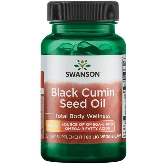 Black Cumin Seed Oil, 500mg - 60 liquid vcaps - Vitax.ro