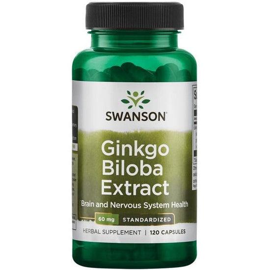 Ginkgo Biloba Extract 24%, 60mg - 120 caps - Vitax.ro