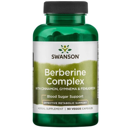 Berberine Complex with Cinnamon, Gymnema & Fenugreek - 90 vcaps - Vitax.ro