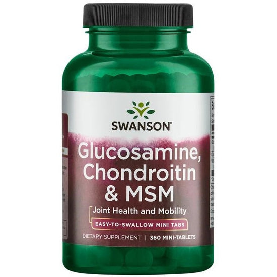 Glucosamine, Chondroitin & MSM - 360 mini-tabs - Vitax.ro