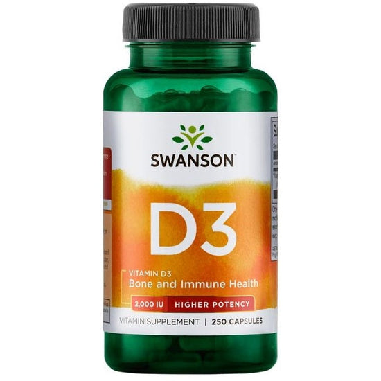 Vitamin D-3, 2000 IU - 250 caps - Vitax.ro