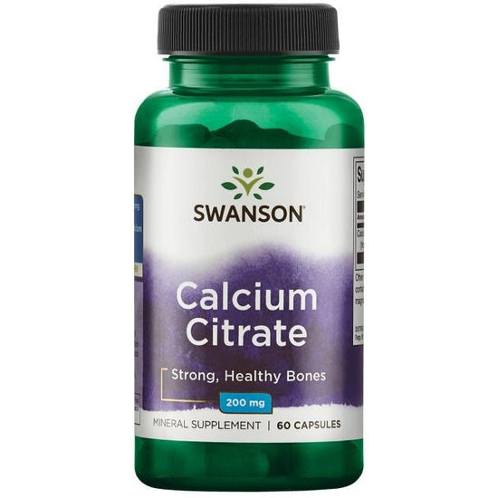 Calcium Citrate, 200mg - 60 caps - Vitax.ro