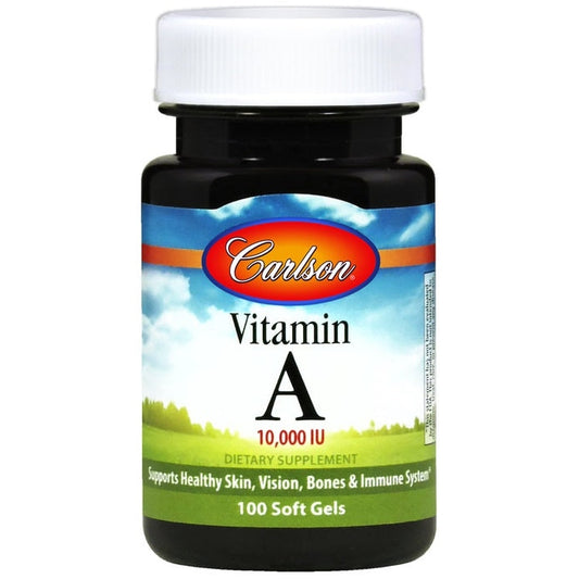Vitamin A, 10 000 IU - 250 softgels, Carlson Labs - Vitax.ro
