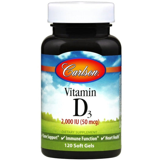 Vitamin D3, 2000 IU - 120 softgels - Vitax.ro