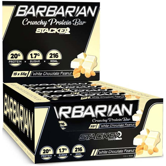 Barbarian, White Chocolate Peanut - 15 x 55g - Vitax.ro