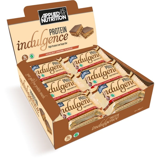 Protein Indulgence Bar, Hazelnut Caramel - 12 x 50g - Vitax.ro