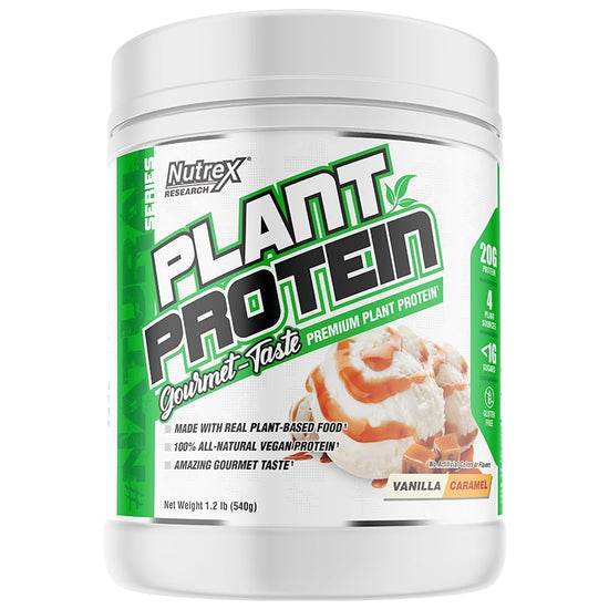 Plant Protein, Vanilla Caramel - 540g - Vitax.ro
