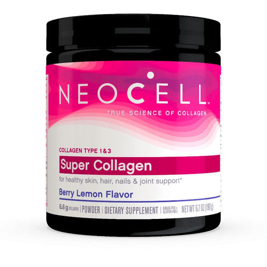 Super Collagen Type 1 & 3, Berry Lemon - 190g - Vitax.ro