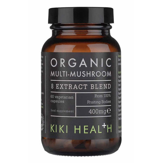 Multi-Mushroom Blend Organic, 400mg - 60 vcaps - Vitax.ro