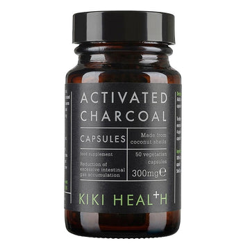 Activated Charcoal, 300mg - 50 vcaps - Vitax.ro