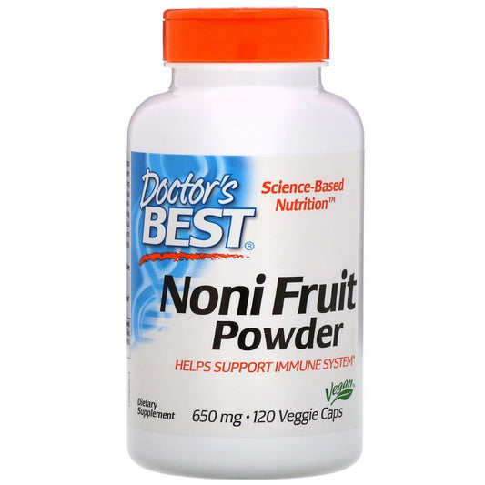Noni Fruit Powder, 650mg - 120 vcaps - Vitax.ro