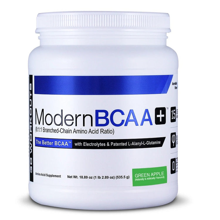 Modern BCAA+, Green Apple - 535g - Vitax.ro