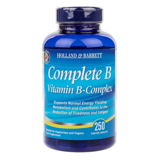 Complete B Vitamin B-Complex - 250 tabs (EAN 5017174012536) - Vitax.ro