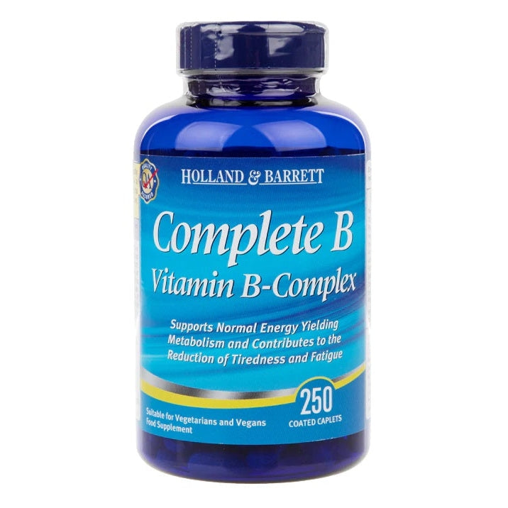 Complete B Vitamin B-Complex - 250 tabs (EAN 5017174012536) - Vitax.ro