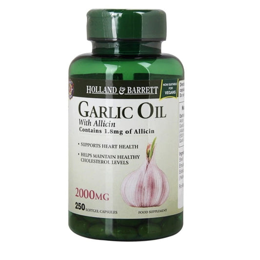 Garlic Oil With Allicin, 2000mg - 250 caps - Vitax.ro