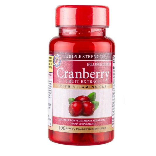 Triple Strength Cranberry Extract - 100 tablets - Vitax.ro