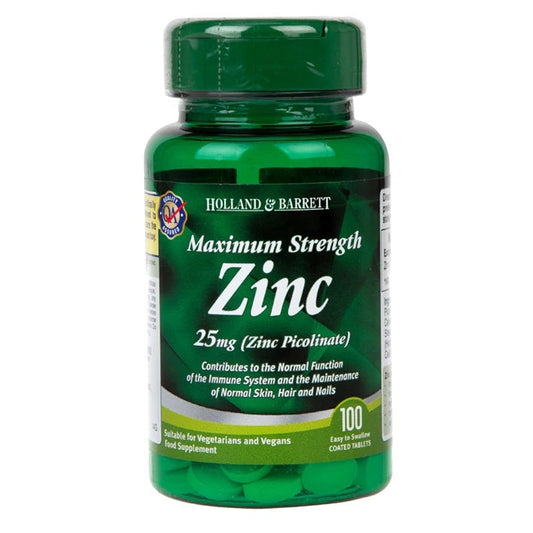 Zinc Picolinate, 25mg - 100 tablets - Vitax.ro