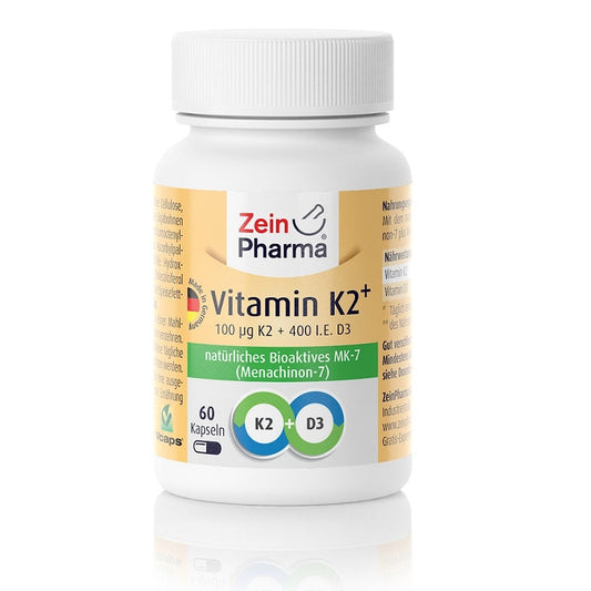 Vitamin K2+ Menachinon-7, 100mcg - 60 caps - Vitax.ro