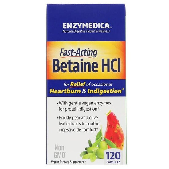 Betaine HCl - 120 caps - Vitax.ro