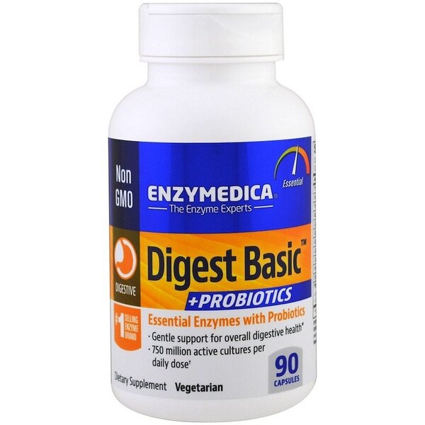 Digest Basic + Probiotics - 90 caps - Vitax.ro