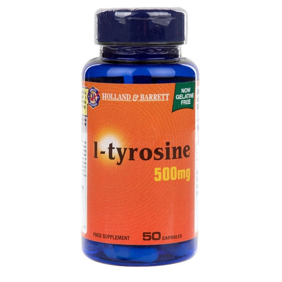 L-Tyrosine, 500mg - 50 caps - Vitax.ro